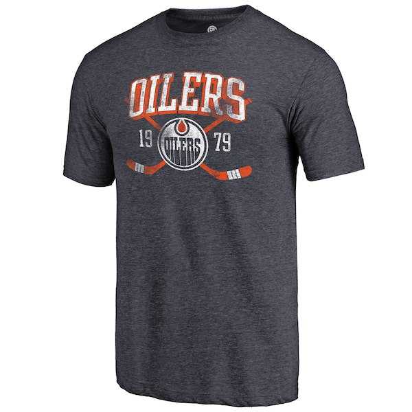 Edmonton Oilers Fanatics Branded Navy Vintage Collection Line Shift Tri Blend T-Shirt,We sell and wholesale Edmonton Oilers Fanatics Branded Navy Vintage Collection Line Shift Tri Blend T-Shirt on line form chian!